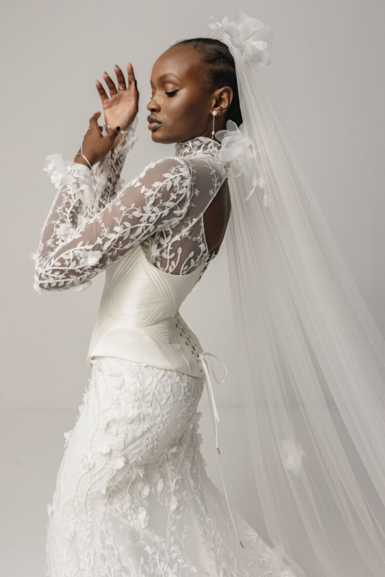 SAINT Bridal Couture | Gardenia Veil