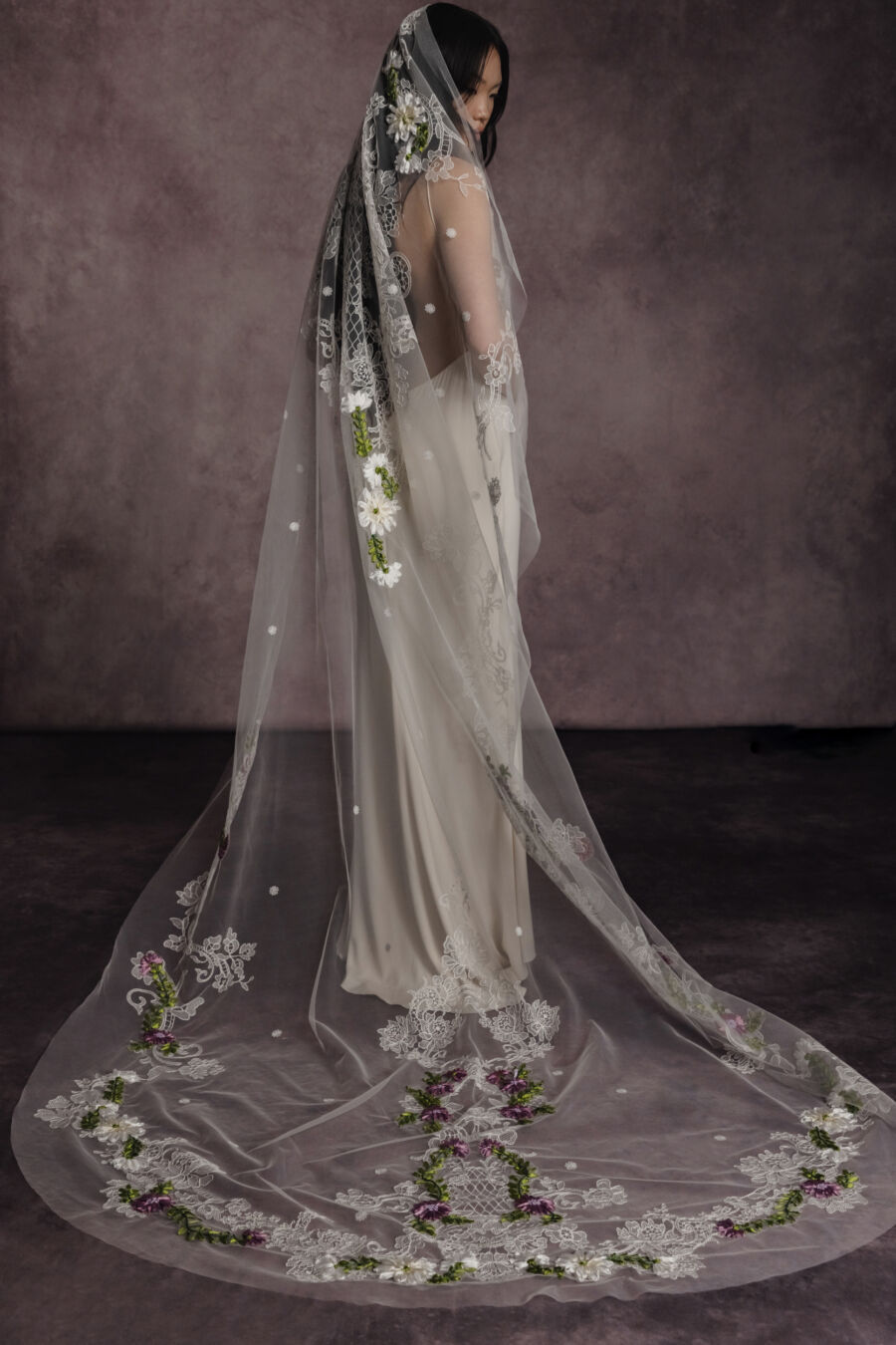 Heirloom Veil • Embroidered
