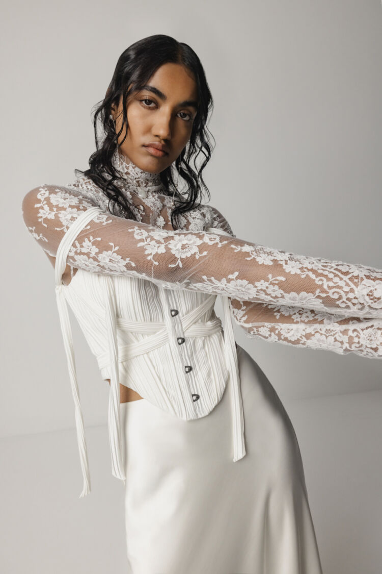 SAINT Bridal Couture Ivy Blouse