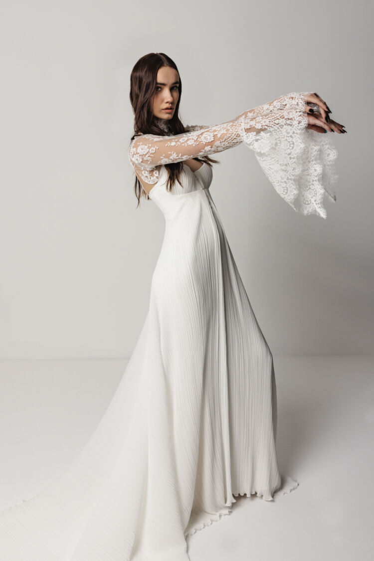 slim fit dress slacks Long Flowy Tulle Bridal Jacket Romantic Wedding Cape Layers Wrap Chic DJ164  - main image 1