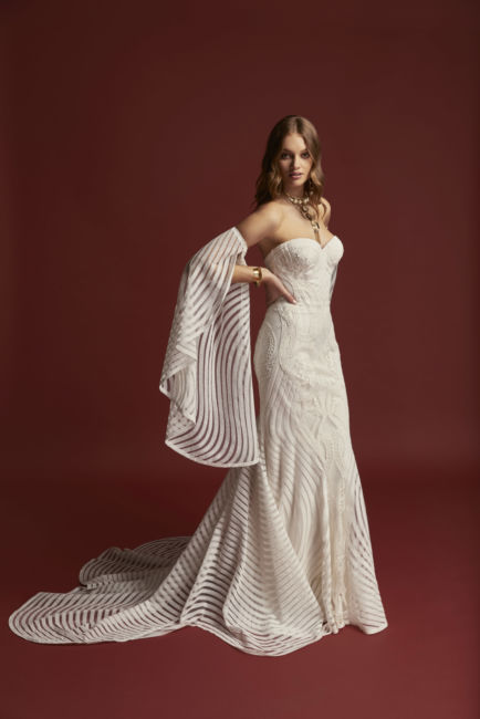 Shanti Gown with Lani Sleeves