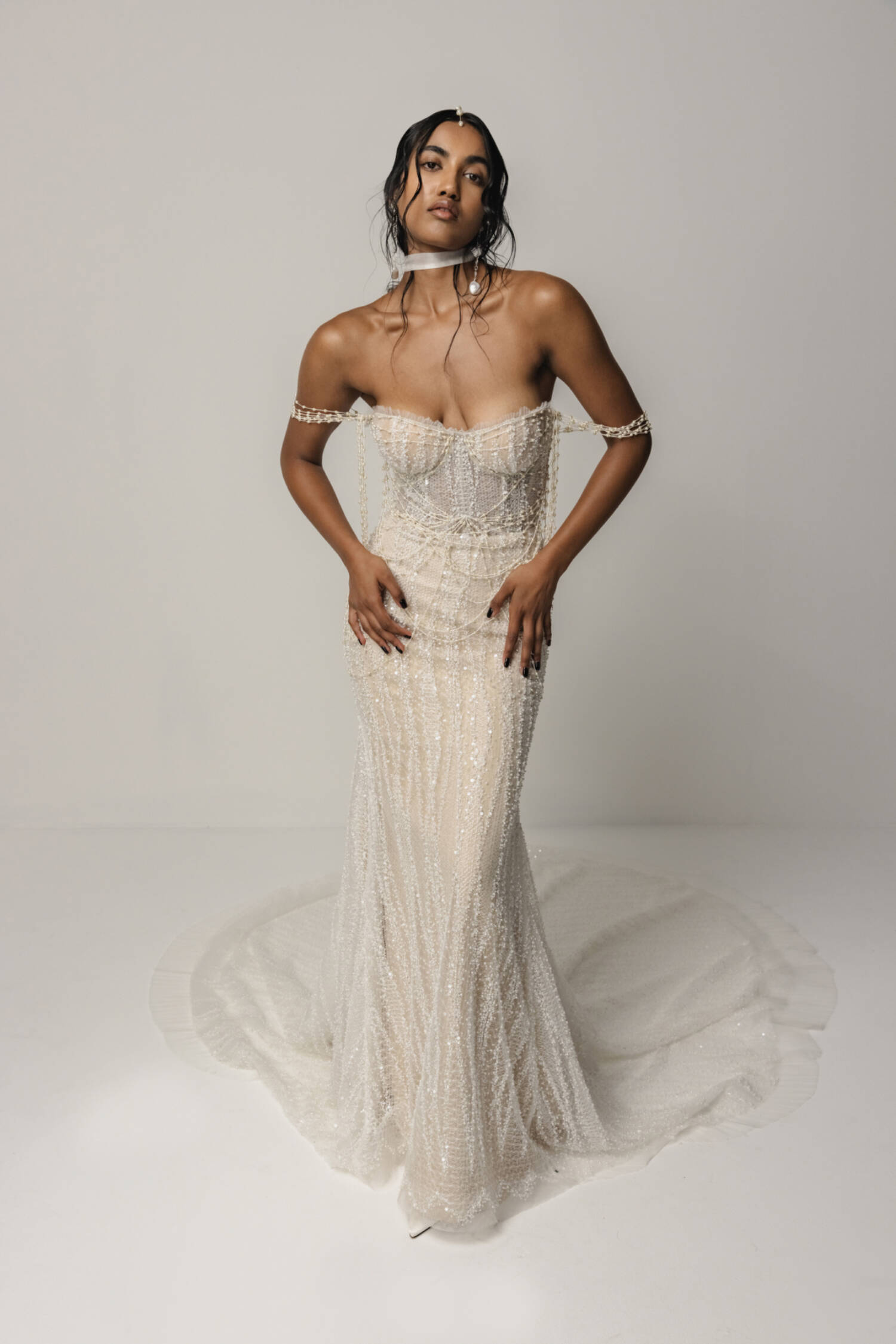 SAINT Bridal Couture Marceau Armbands