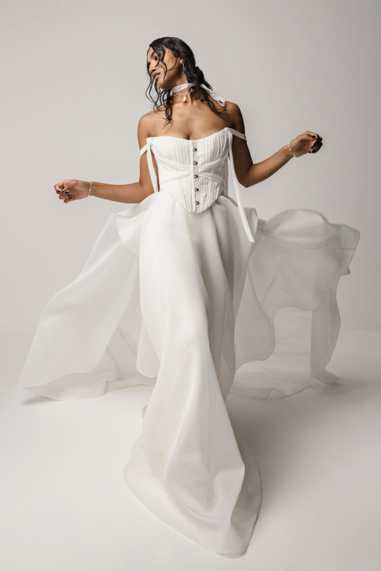 SAINT Bridal Couture | Odette Overskirt